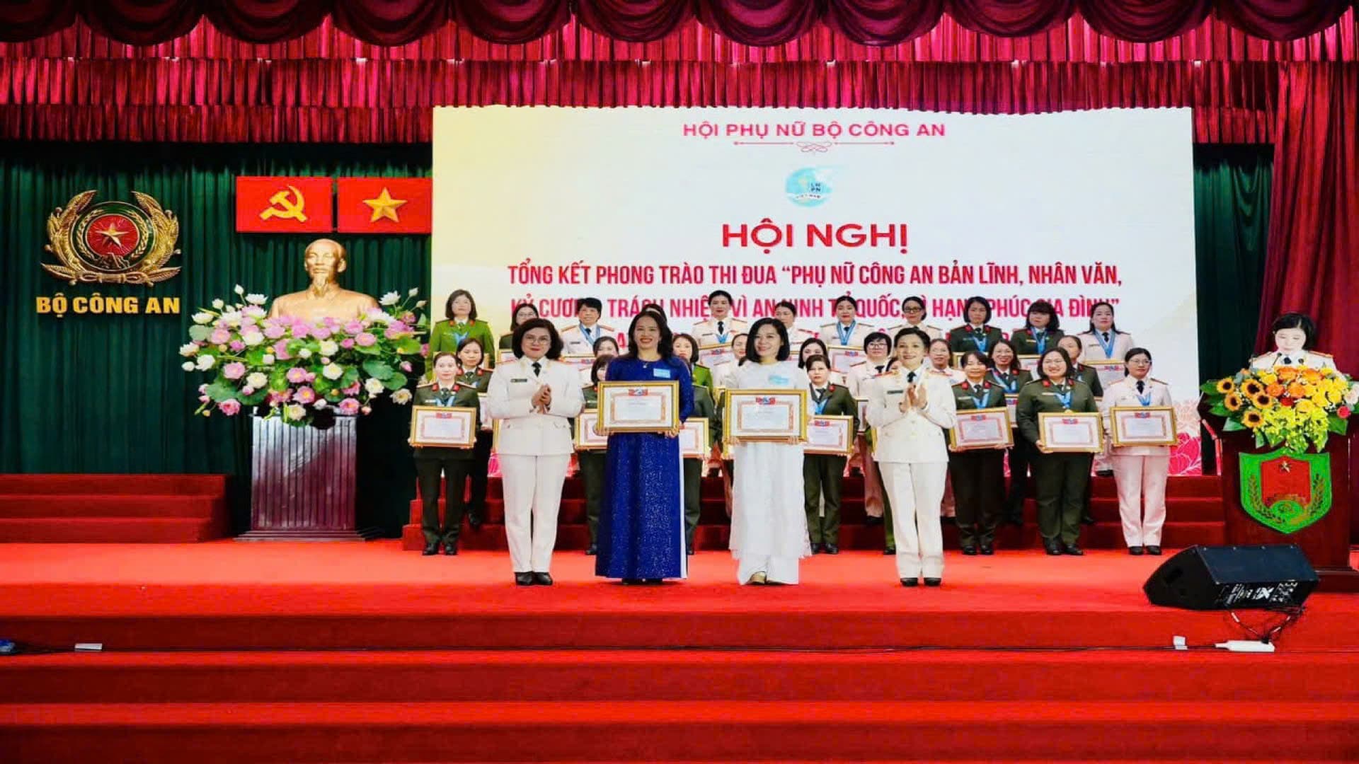 Vinh danh tại Hội nghị tổng kết phong trào thi đua — Hội Phụ nữ Bộ Công an